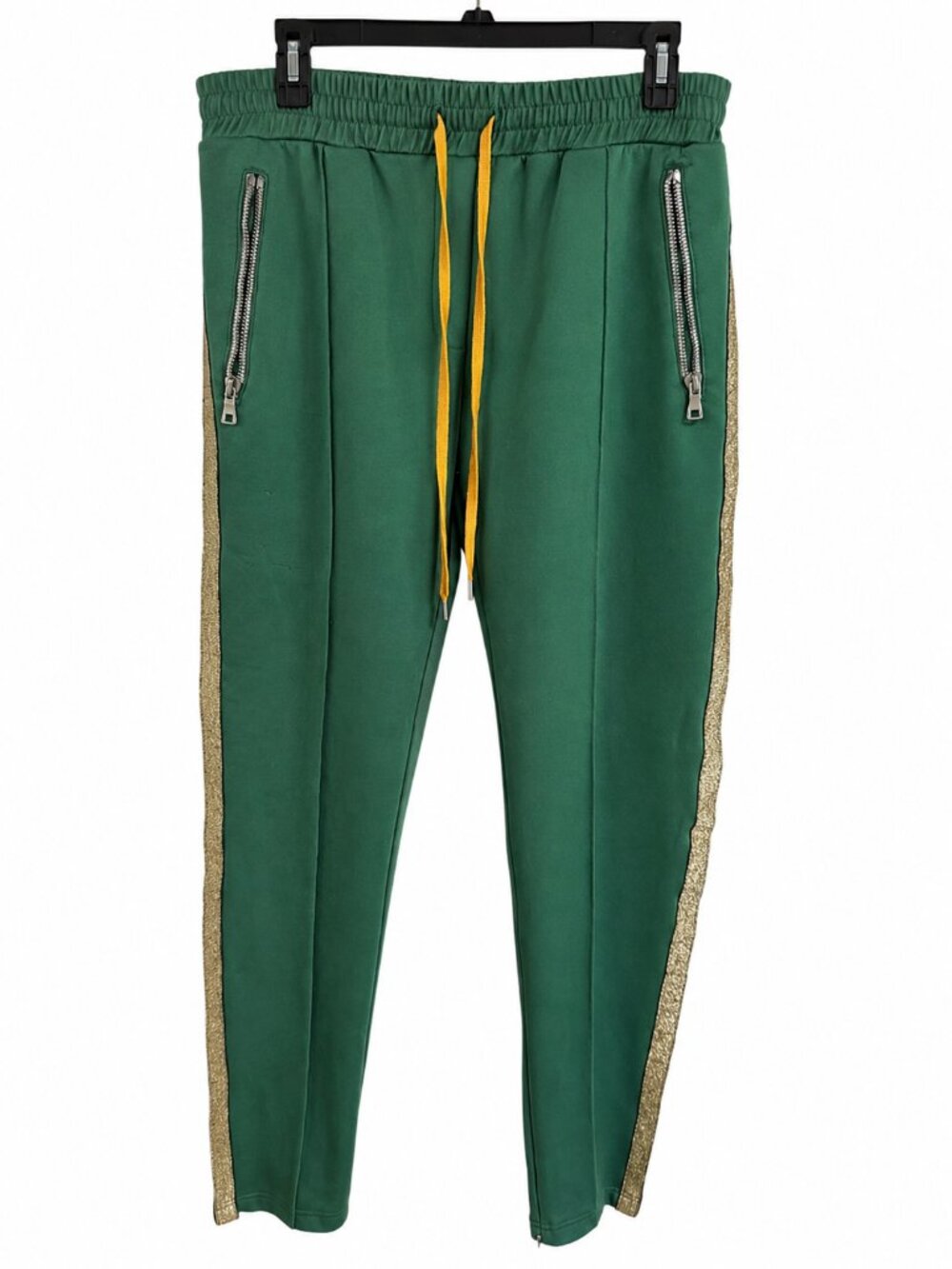 RHUDE Green Gold Stripe Traxedo Pants M - Picture 5 of 9